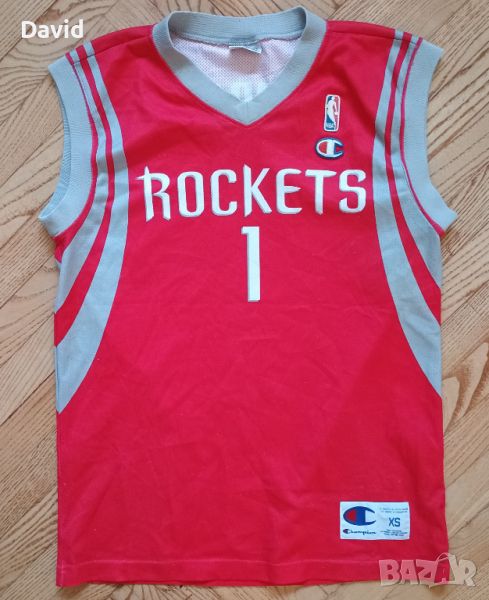 NBA Оригинален потник на Houston Rockets x Tracy McGrady ретро 2004, снимка 1