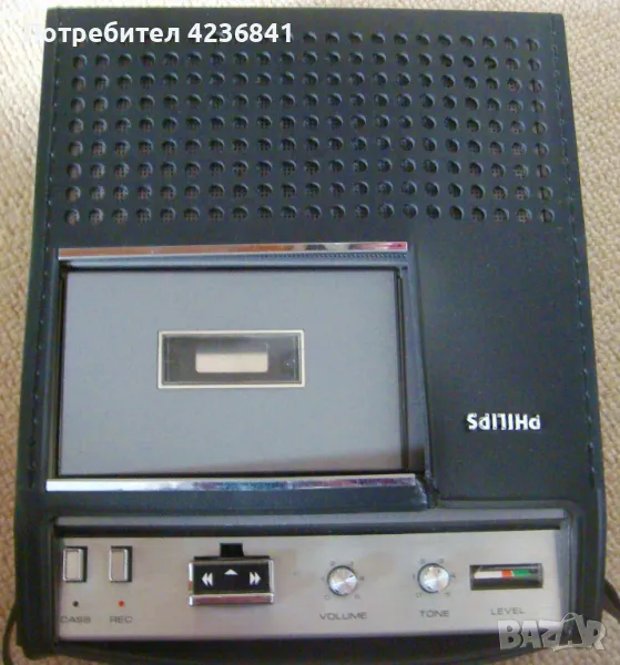 PHILIPS CASSETTE RECORDER 2204 AUTOMATIC- репортерски, снимка 1