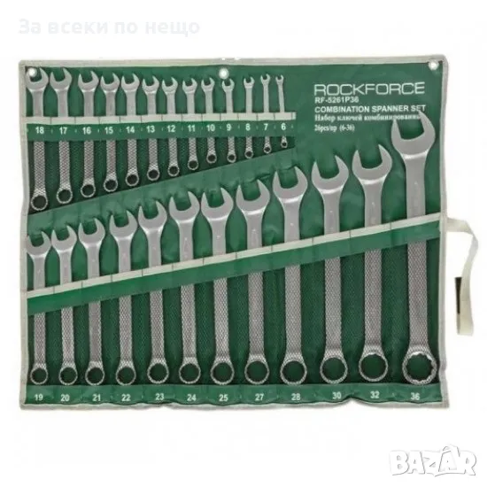 Комплект звездогаечни ключове 6 - 32 мм 24 части RockForce, снимка 1