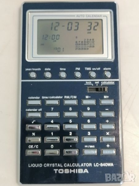 Ретро калкулатор Toshiba LC-840WA, снимка 1