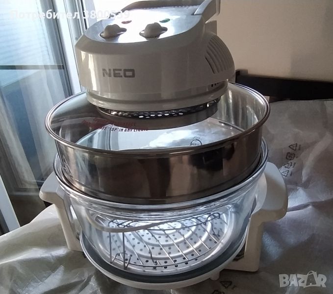 Халогенна фурна-скара NEO 1200-1400W, обем 12л, снимка 1