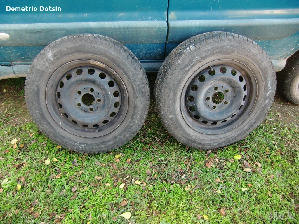 Зимни гуми с Джанти 15, снимка 1