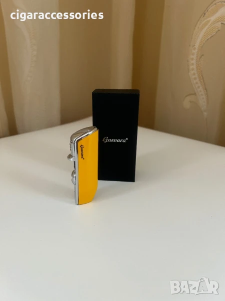 Guevara запалка с 3 Jet пламъка + пънч и подаръчна кутия, снимка 1