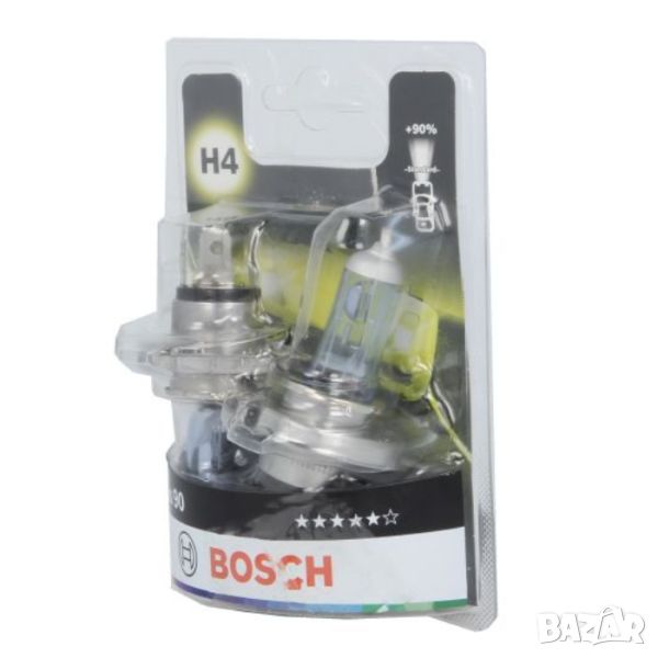 BOSCH H4 Plus 90% халогенни крушки, снимка 1