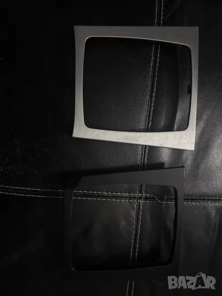 Лайсна 204 Ц класа Около скоростен лост за ръчна скоростна кутия хром и черна, снимка 1