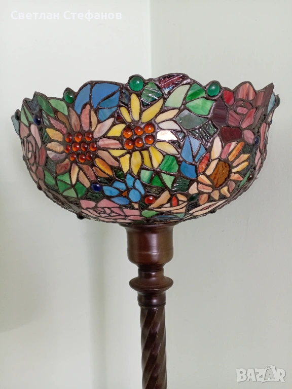 Висока стилна лампа модел, ТИФАНИ, снимка 1