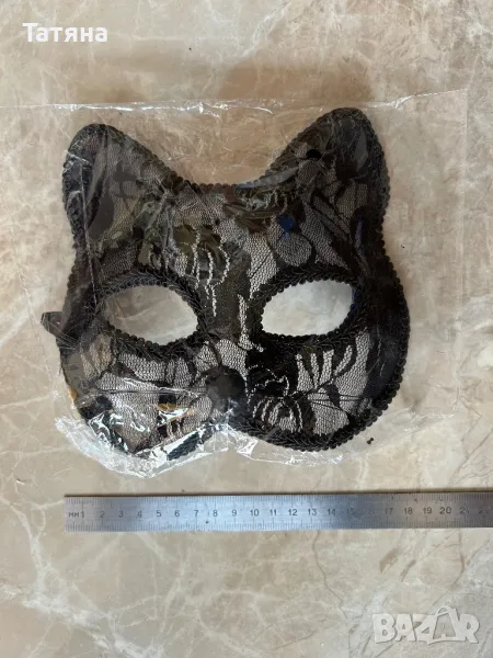Маска черна  котка , снимка 1