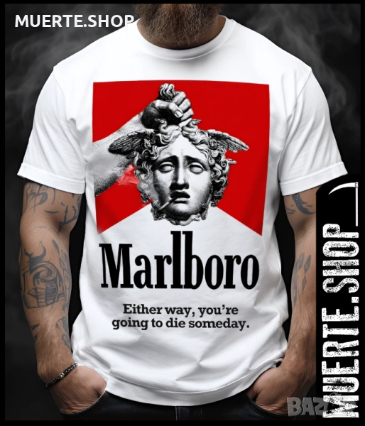 Тениска с щампа MARLBORO DEADLY., снимка 1