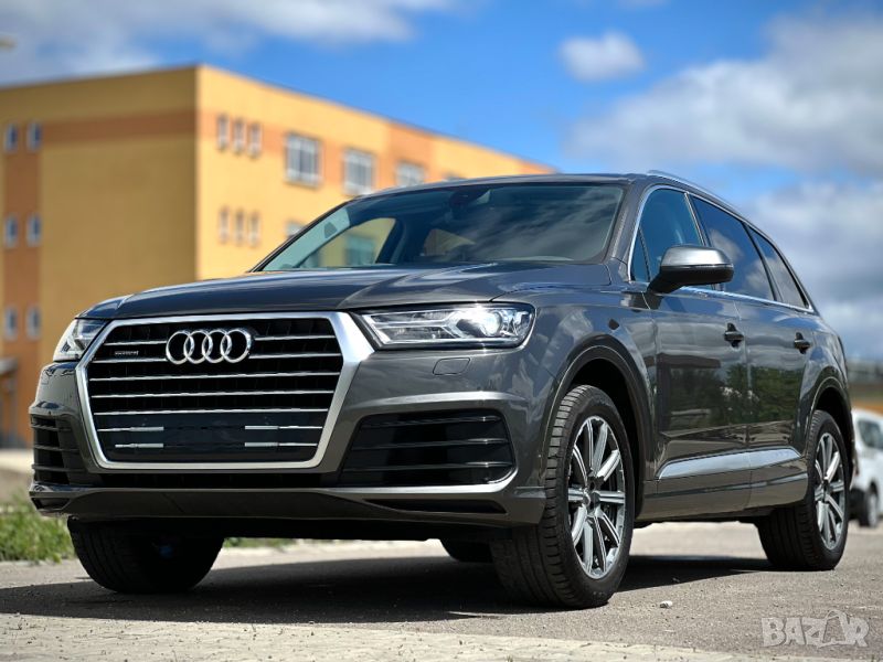 Audi Q7 3.0T Supercharger. 2018г, 50300км. Автомобила е в перфектно състояние., снимка 1