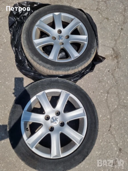 4 броя алуминиеви джанти за Peugeot 207 208 16 цола, снимка 1