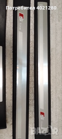 S-line лайстни/прагове за Audi A4 B6/B7, снимка 6 - Аксесоари и консумативи - 52807228