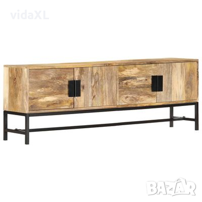 vidaXL ТВ шкаф, 140x30x50 см, манго масив(SKU:285863