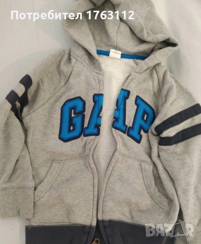 Gap анорак с цип за 4-5 г. дете, снимка 2 - Детски анцузи и суичери - 52950434