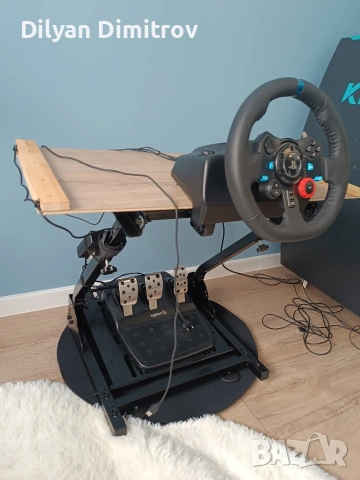 Гейминг волан Logitech g29 , снимка 3 - Аксесоари - 53379636