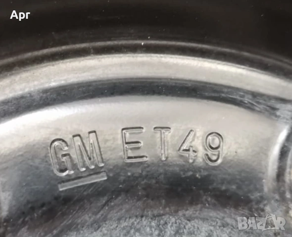 1брой НОВА ОРИГИНАЛНА джанта ОПЕЛ OPEL 6х15 5х110, снимка 3 - Гуми и джанти - 53470310