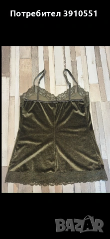 Велурено потниче intimissimi, снимка 2 - Корсети, бюстиета, топове - 53924167