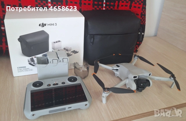 Дрон DJI MINI 3, снимка 2 - Дронове и аксесоари - 54122465
