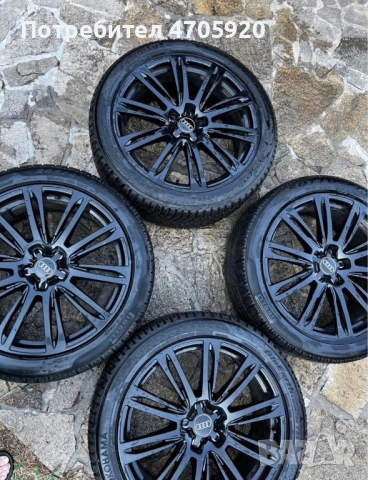 20-ски джанти с гуми Ауди 5х112, снимка 5 - Гуми и джанти - 53525076