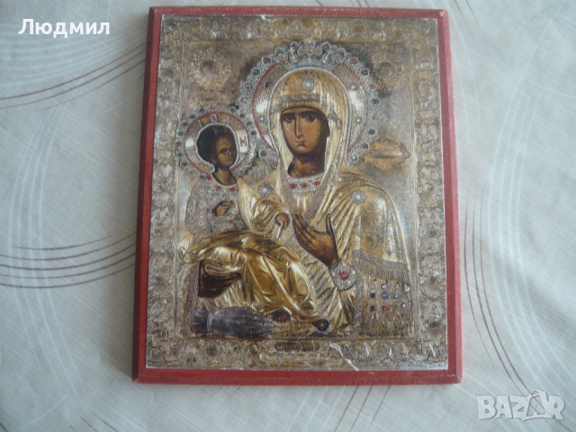 Стари икони, репродукция, снимка 3 - Антикварни и старинни предмети - 52664761