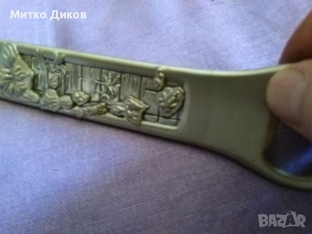 Hawaiian islands bottle opener Хавайски острови отварачка винтидж 150х21мм, снимка 10 - Колекции - 45796218