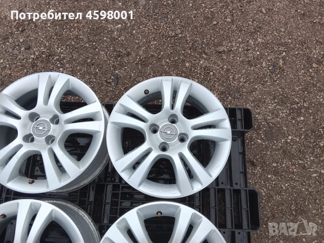 4бр.Оригинални алуминиеви джанти 15цола 4x100 за Opel Corsa D,E,Chevrolet Aveo, снимка 6 - Гуми и джанти - 53030146