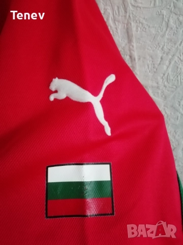 България #5 Георги Марков мачов гостуващ червен оригинален екип 2000/2001 Puma тениска фланелка, снимка 11 - Футбол - 52970866