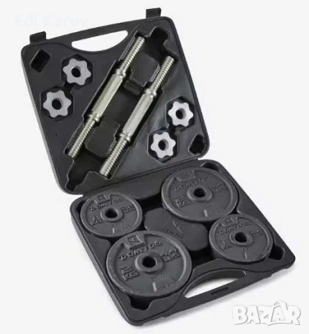 КОМПЛЕКТ ДЪМБЕЛИ 20 КГ 