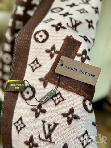 кашмирен шал louis Vuitton , снимка 14 - Шалове - 49249973