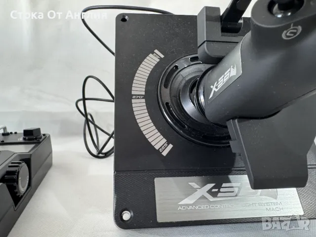 Джойстик контролер Logitech X56 HOTAS , снимка 11 - Аксесоари - 49977132