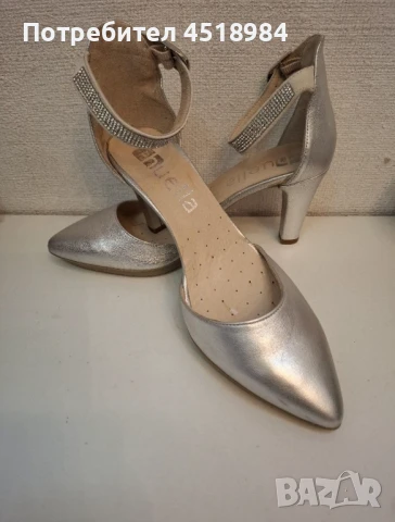 Дамски обувки естествена кожа 