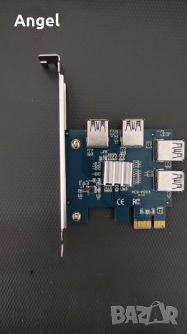 1 to 4 PCI-E Riser Extender, снимка 2 - Кабели и адаптери - 45688109