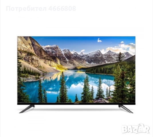 Телевизор Crown 43JQ71UAW, 43 inch, SMART TV, QLED, 3840x2160 UHD-4K, Frameless, PVR, Android
