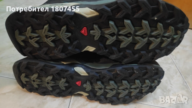SALOMON дамски велурени туристически обувки., снимка 4 - Маратонки - 52643607
