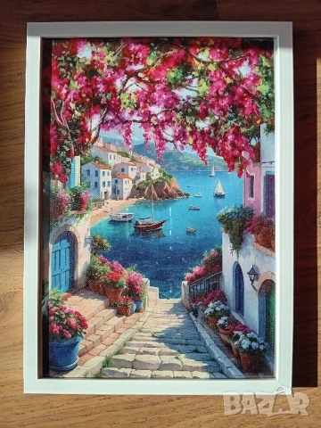 Средиземноморски пейзаж в рамка