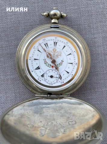 Джобен часовник. Османски. Турски. Английски. , снимка 5 - Антикварни и старинни предмети - 53759223