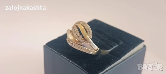 Златен пръстен -4,15гр/14кр, снимка 2 - Пръстени - 54025921