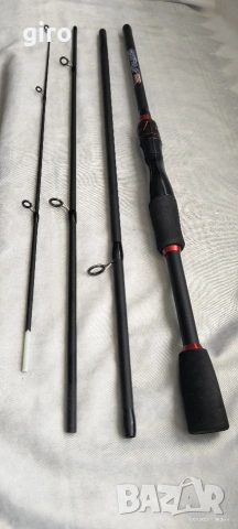 Ултра лайт карбонов спининг 180см. комплект с байткаст макара, снимка 6 - Въдици - 53861476