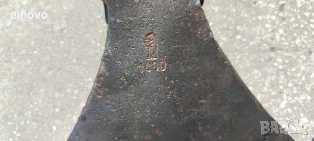 Стара брадва с дълга дръжка#37, снимка 5 - Антикварни и старинни предмети - 50518127