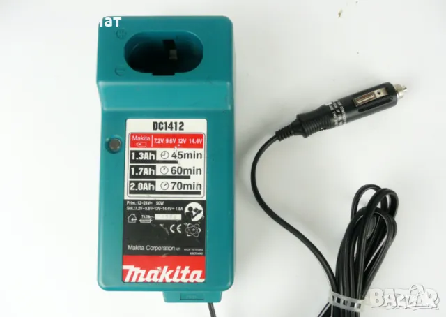 Зарядно за кола Makita DC1412 - зарежда 7.2v / 9.6v / 12v / 14.4v батерии, снимка 1 - Винтоверти - 48169855