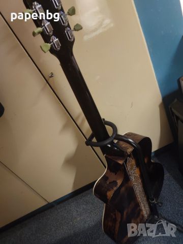 Акустична стара българска китара Джибсон - реставрирана и стилизирана., снимка 5 - Китари - 43231337