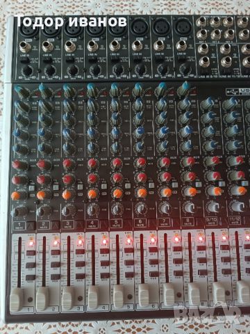 Behringer-xenyx x2222usb, снимка 3 - Ресийвъри, усилватели, смесителни пултове - 46817564