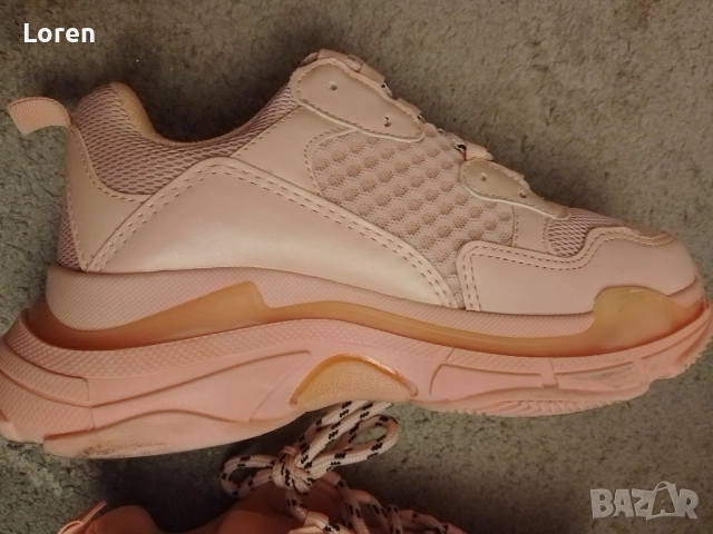 *Balenciaga*Нови!Маратонки цвят пепел от рози, снимка 10 - Маратонки - 52655863