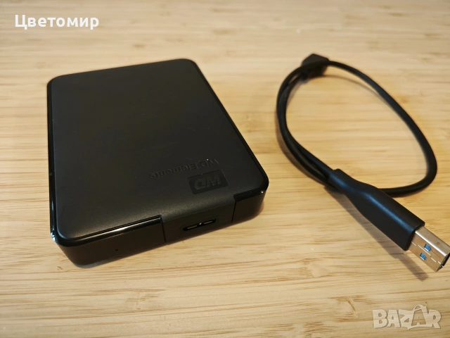 Външен хард диск WD Elements 2TB 2.5" USB 3.0/ 100% Health/ Работил е 32дни, снимка 2 - Твърди дискове - 53883106