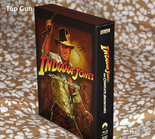 Блу Рей Индиана Джоунс Четирилогия Blu Ray, снимка 4 - Blu-Ray филми - 53221874