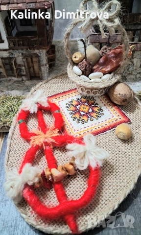 Коледна декорация-ръчна изработка., снимка 8 - Декорация за дома - 52870945