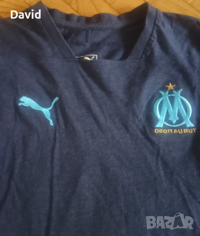 Оригинална памучна тениска на Олимпик Марсилия, снимка 3 - Футбол - 51142855