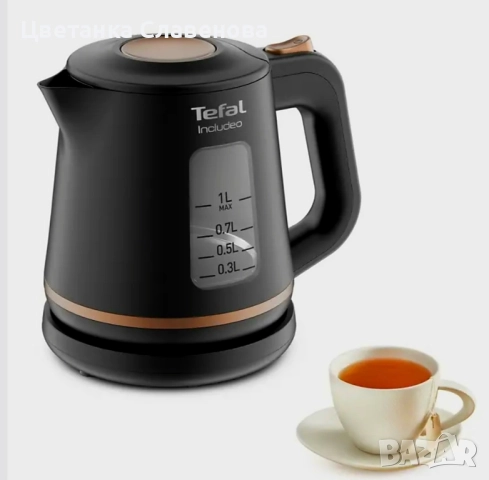 Електрическа кана Tefal Includeo KI533811, 1L, Черна