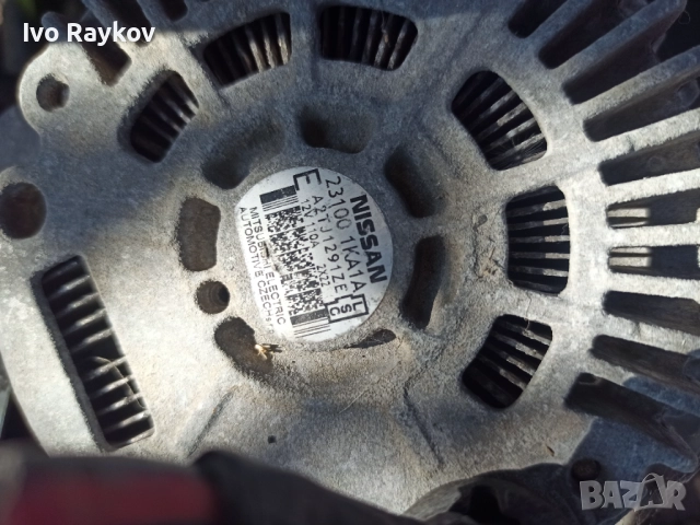 Алтернатор 23100 1KA1A за NISSAN JUKE (F15) 1.6 (2010)., снимка 3 - Части - 52485648