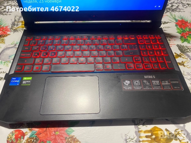 Acer Nitro 5 i5-11300H | GTX 1650 4GB | 8GB RAM | 512GB SSD | 144Hz, снимка 5 - Геймърски - 52725627