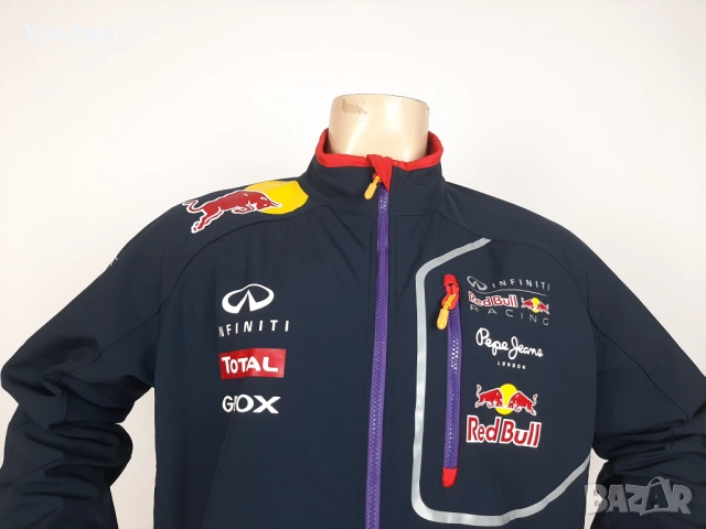 Red Bull x Pepe Jeans - Оригинално мъжко софтшел яке размер 2XL, снимка 7 - Якета - 53571244